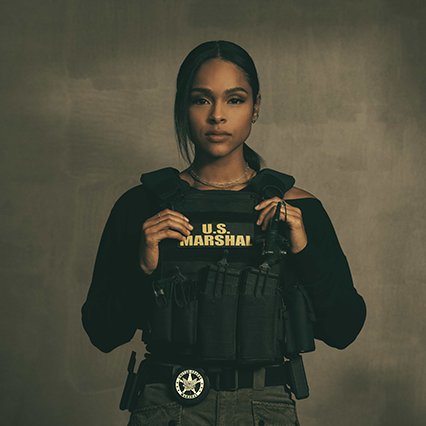 Ash Santos as Andrea Cruz in Marshals