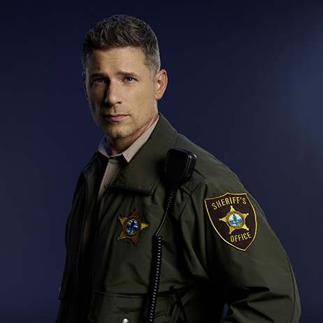 Matt Lauria as Nathan Boone in Sheriff Country