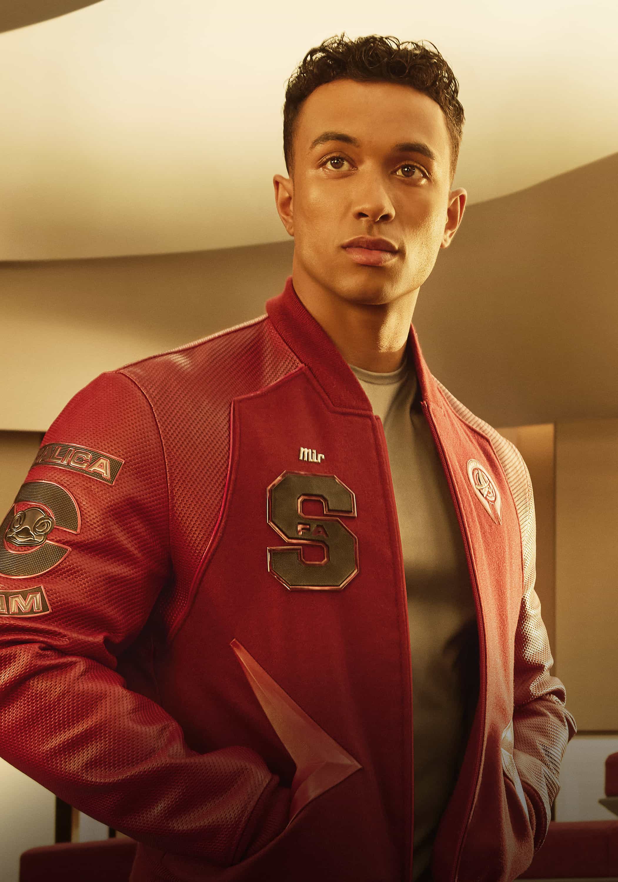 Sandro Rosta as Caleb Mir in Star Trek: Starfleet Academy