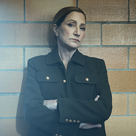 Edie Falco as Nina Hobbs in Mayor of Kingstown